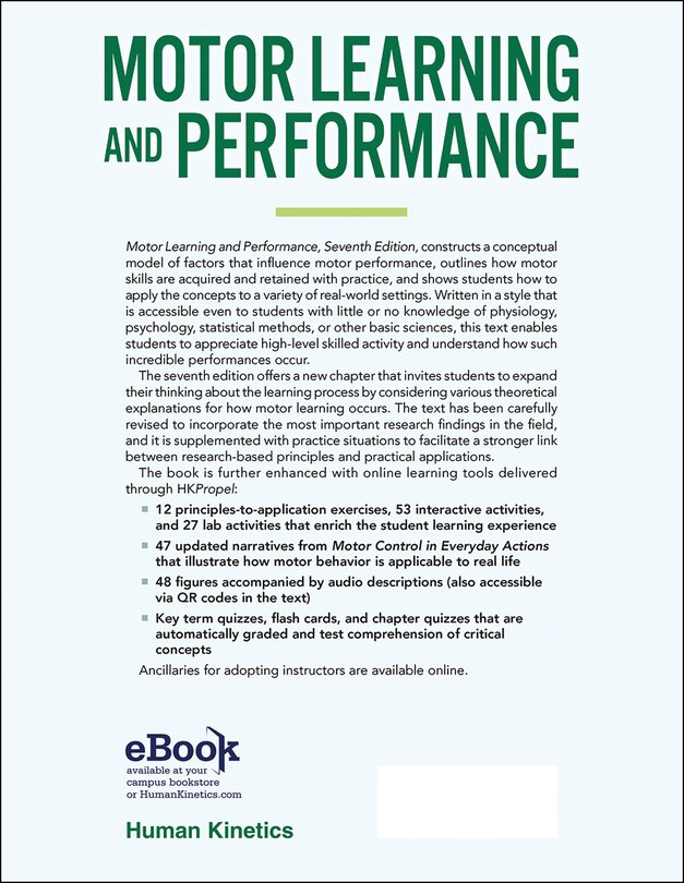 Back cover_Motor Learning and Performance