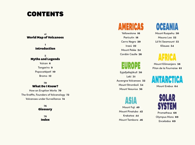Table of contents_Mountain of Fire