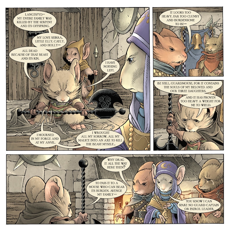 Aperçu du contenu_Mouse Guard: Dawn of the Black Axe