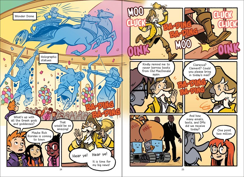 Aperçu du contenu_Mr. Lemoncello's Library Olympics: The Graphic Novel