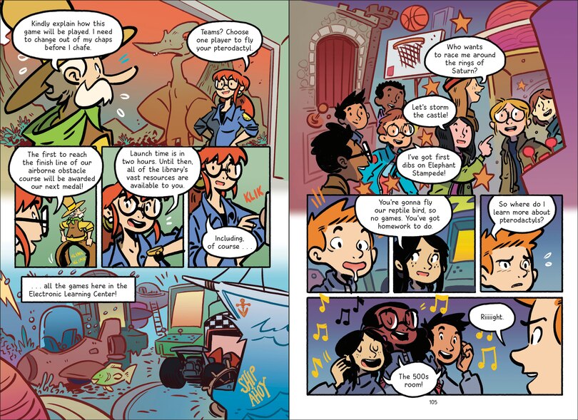 Aperçu du contenu 2_Mr. Lemoncello's Library Olympics: The Graphic Novel