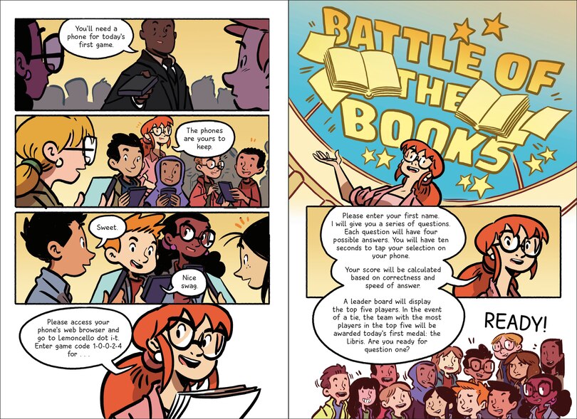 Aperçu du contenu 3_Mr. Lemoncello's Library Olympics: The Graphic Novel