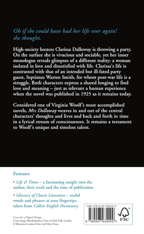 Back cover_Mrs Dalloway (Collins Classics)
