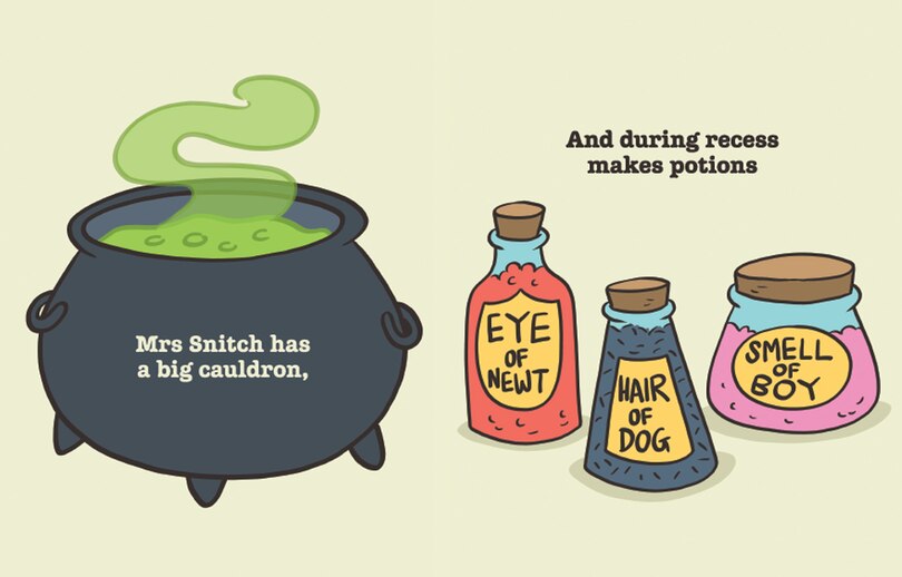 Sample content 2_Mrs Snitch is a Witch