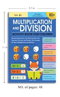 Sample content 4_Multiplication and Division Activity Book For Children - 80+ Activities Inside