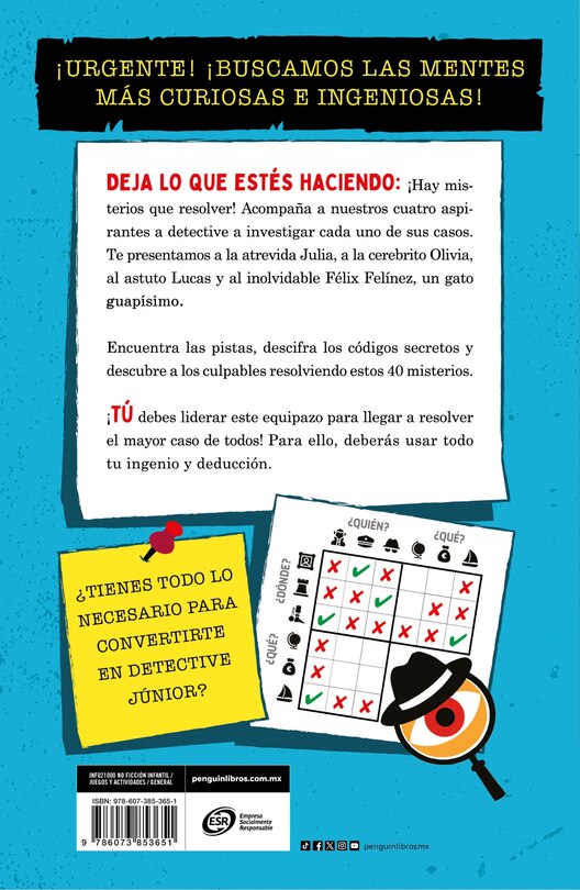 Sample content_Murdle júnior: Casos curiosos para mentes curiosas. 40 misterios ¡Rómpete el coco! / Murdle Jr.: Curious Crimes for Curious Minds