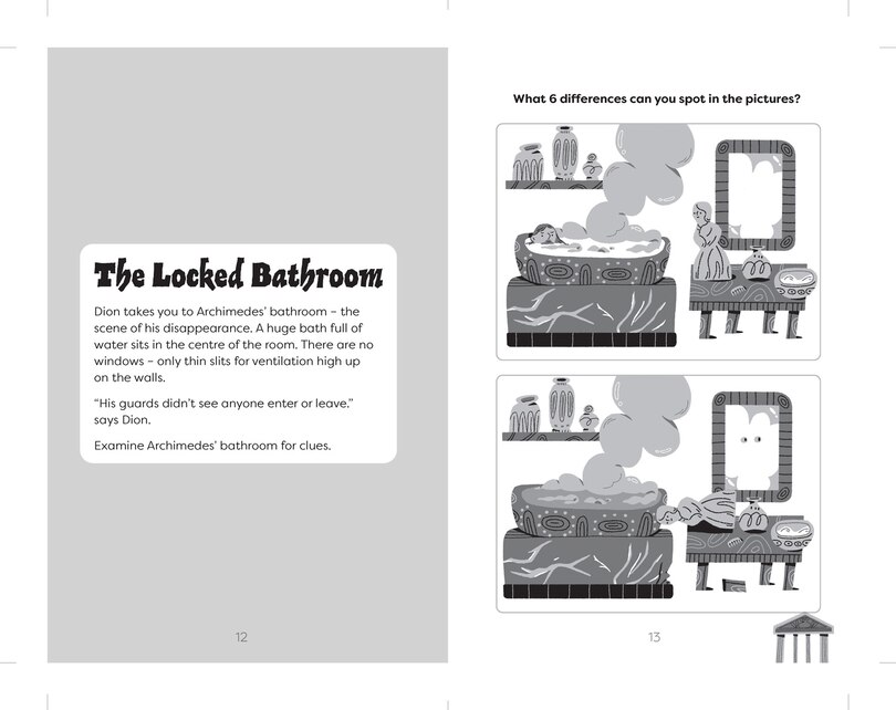 Aperçu du contenu_Museum Mystery Puzzle Book – Science Secrets