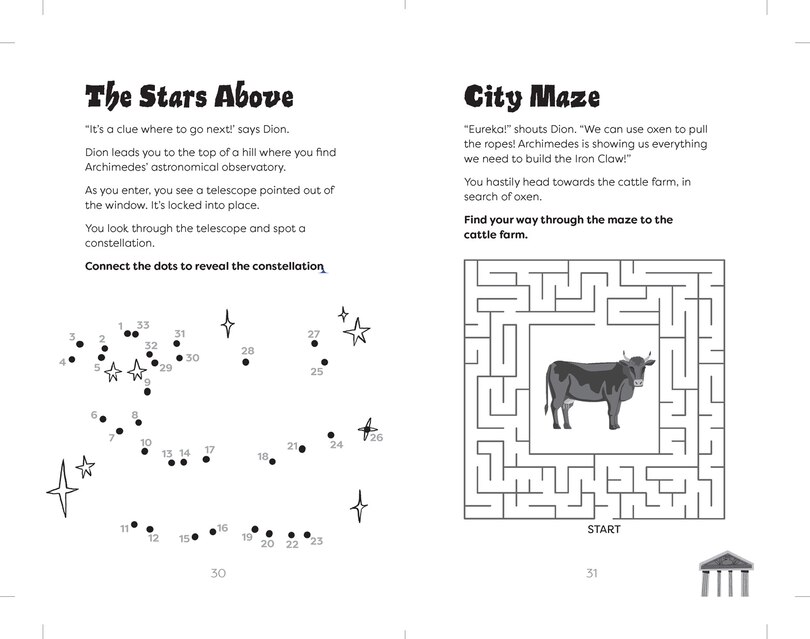 Aperçu du contenu 2_Museum Mystery Puzzle Book – Science Secrets