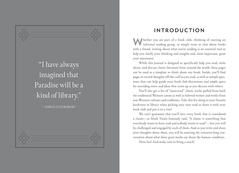 Sample content 5_Must-Read Classics: A Book Club Journal for Bibliophiles
