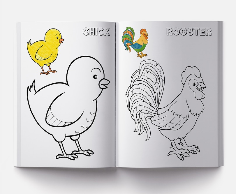 Sample content 3_My Big Book of Creative Crayons : A Creative Crayon Copy Colouring Book