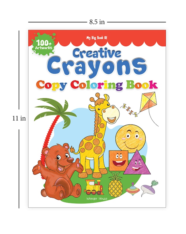 Sample content 4_My Big Book of Creative Crayons : A Creative Crayon Copy Colouring Book
