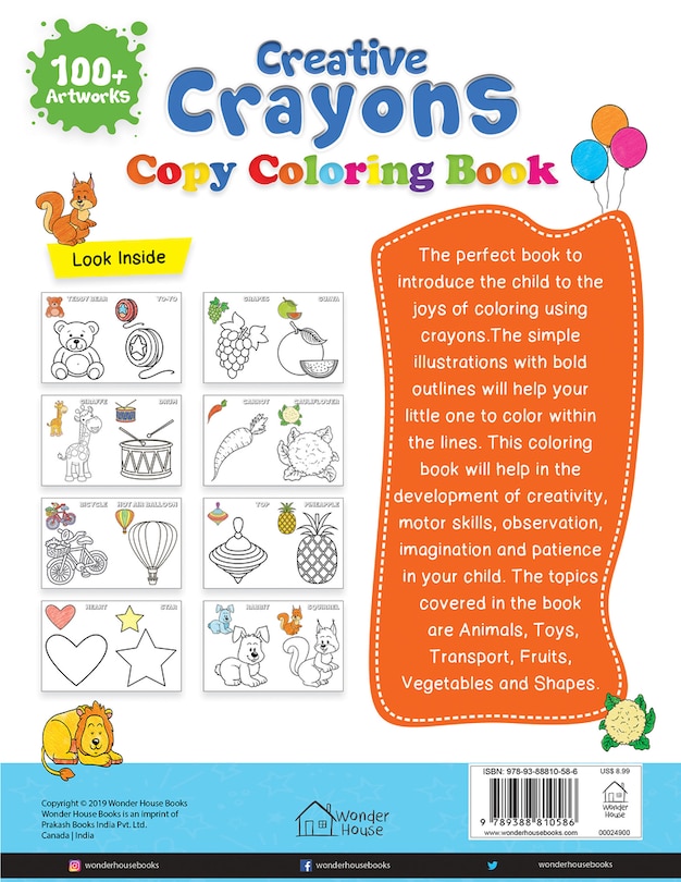 Sample content 5_My Big Book of Creative Crayons : A Creative Crayon Copy Colouring Book