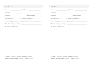 Sample content 4_My Book Journal