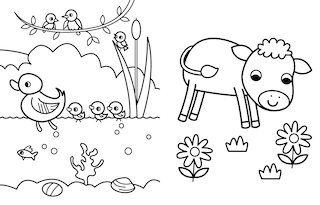 Sample content 2_My Busy Baby Animals Coloring Book