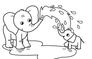 Sample content 4_My Busy Baby Animals Coloring Book