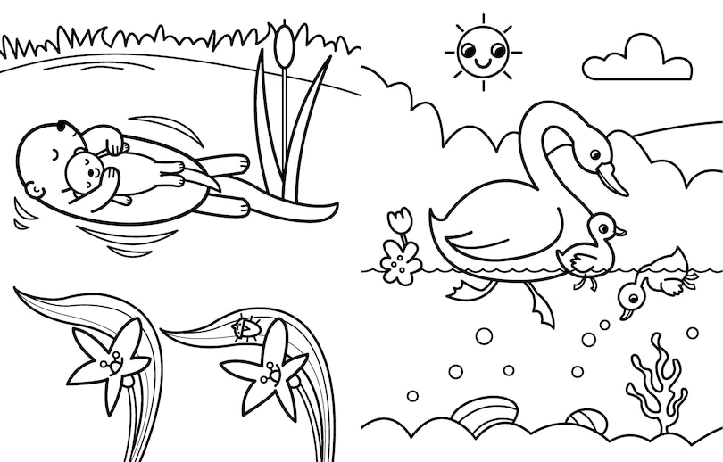 Sample content 5_My Busy Baby Animals Coloring Book