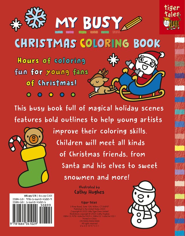 Sample content_My Busy Christmas Coloring Book