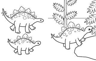 Aperçu du contenu_My Busy Dinosaur Coloring Book
