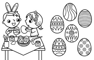 Sample content 3_My Busy Easter Coloring Book