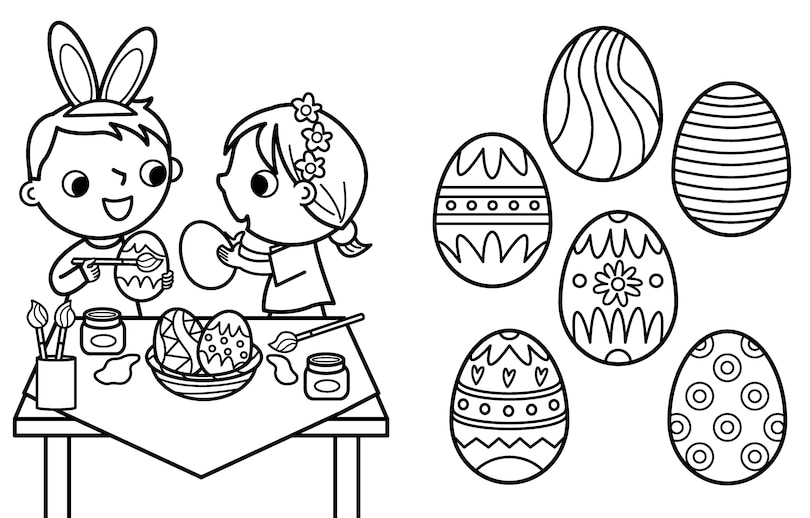 Sample content 3_My Busy Easter Coloring Book
