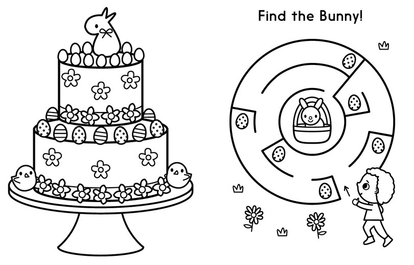 Sample content 4_My Busy Easter Coloring Book