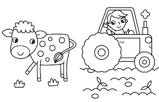Sample content 2_My Busy Farm Coloring Book
