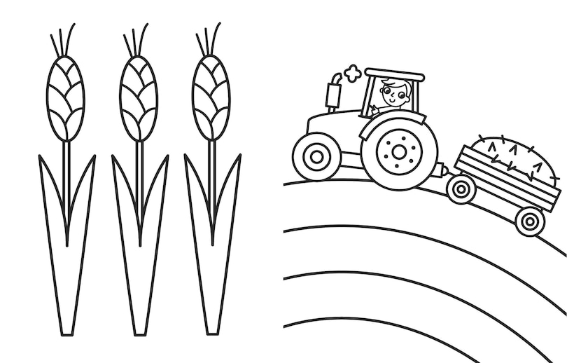 Sample content 4_My Busy Farm Coloring Book