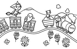 Sample content 3_My Busy Halloween Coloring Book