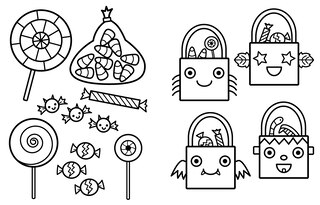 Sample content 5_My Busy Halloween Coloring Book