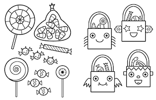 Aper&ccedil;u du contenu 5_My Busy Halloween Coloring Book