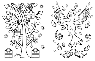 Sample content 2_My Busy Magical Friends Coloring Book