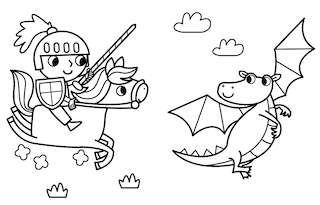 Sample content 3_My Busy Magical Friends Coloring Book