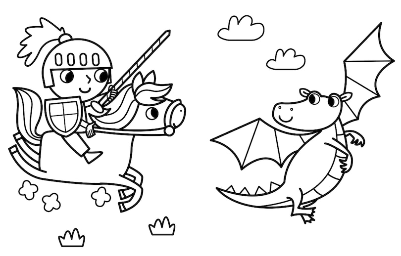 Sample content 3_My Busy Magical Friends Coloring Book