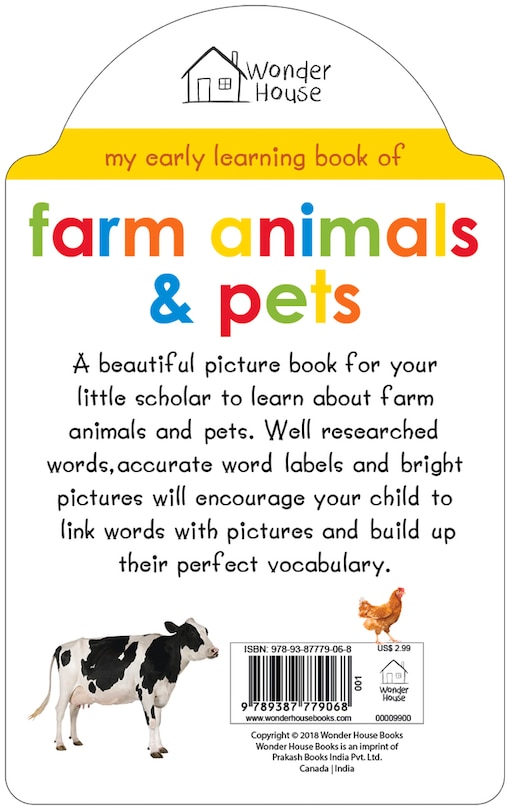Aper&ccedil;u du contenu 5_My Early Learning Book of Farm Animals and Pets