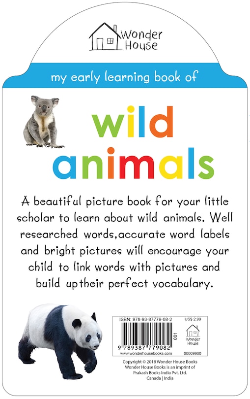 Aper&ccedil;u du contenu 5_My Early Learning Book of Wild Animals