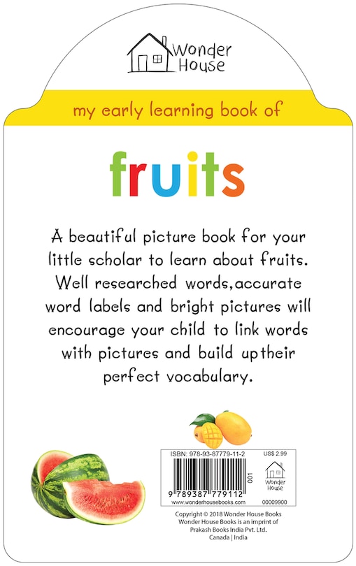 Aper&ccedil;u du contenu 5_My Early Learning Book of Fruits