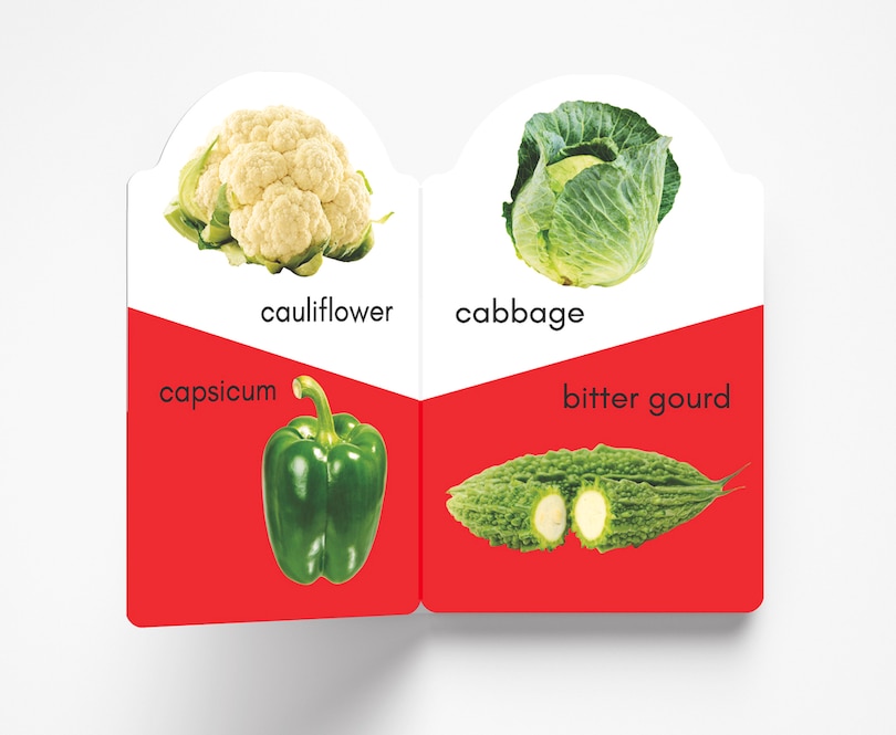 Aper&ccedil;u du contenu_My Early Learning Book of Vegetables