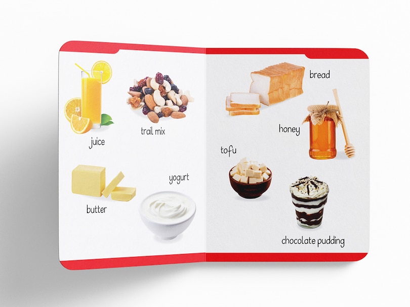 Sample content_My Early Learning Padded Book of Food