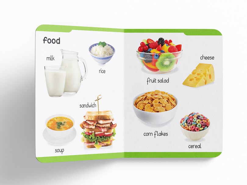 Sample content 2_My Early Learning Padded Book of Food