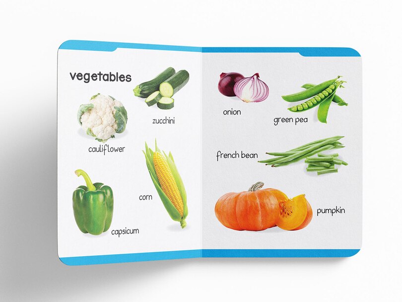 Sample content 3_My Early Learning Padded Book of Food
