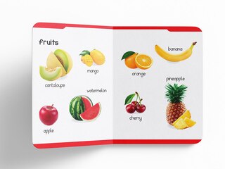 Sample content 4_My Early Learning Padded Book of Food