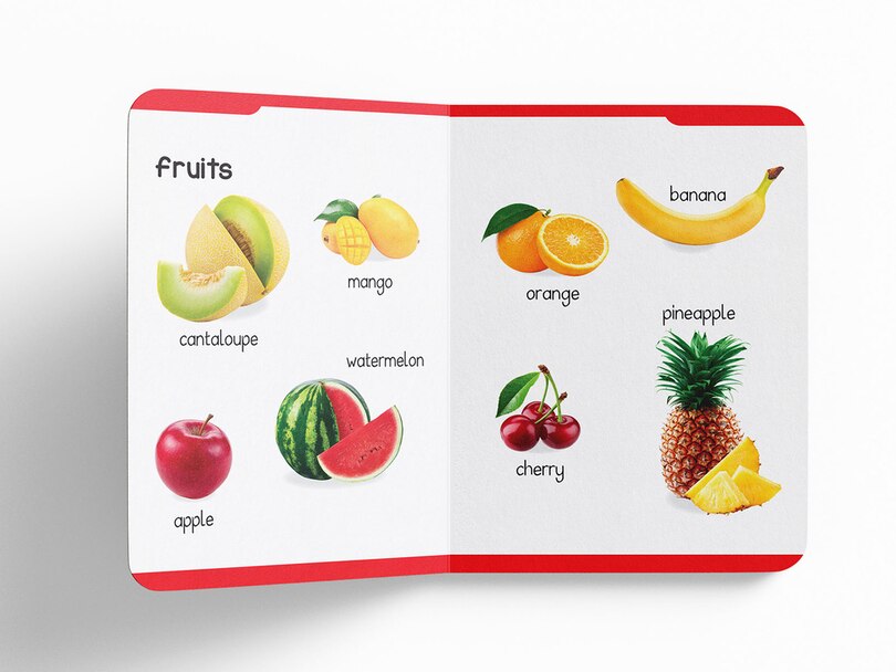 Sample content 4_My Early Learning Padded Book of Food