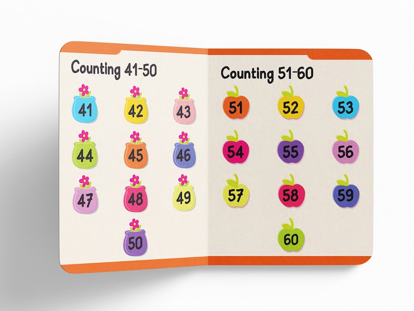 Aper&ccedil;u du contenu_My Early Learning Padded Book of Numbers