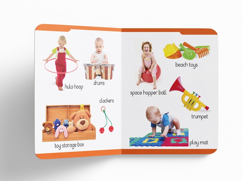 Aper&ccedil;u du contenu_My Early Learning Padded Book of Baby Objects