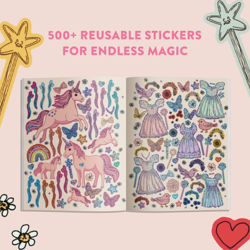 Sample content 5_My Fancy Sticker Storybook: Fairies and Unicorns