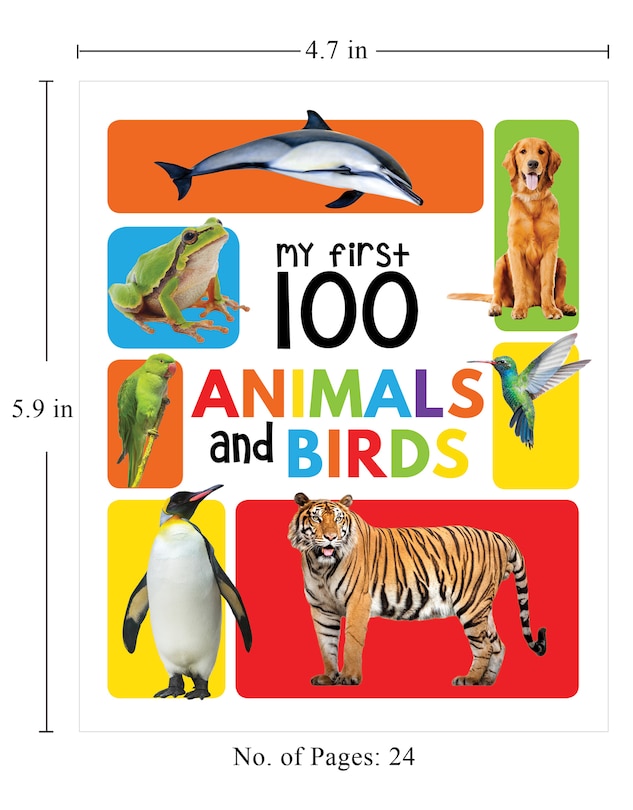Aper&ccedil;u du contenu 4_My First 100 Animals And Birds: Padded Board Books