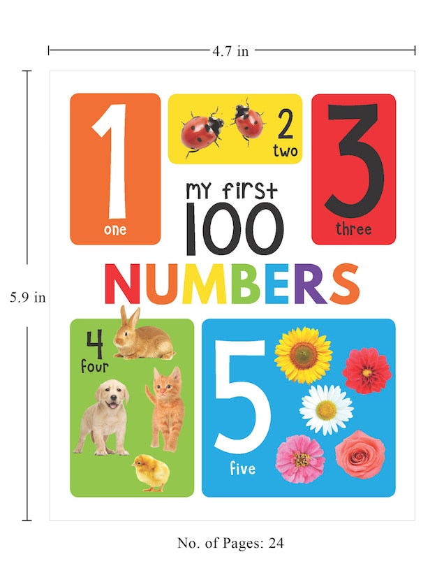 Sample content 4_My First 100 Numbers: Padded Board Books