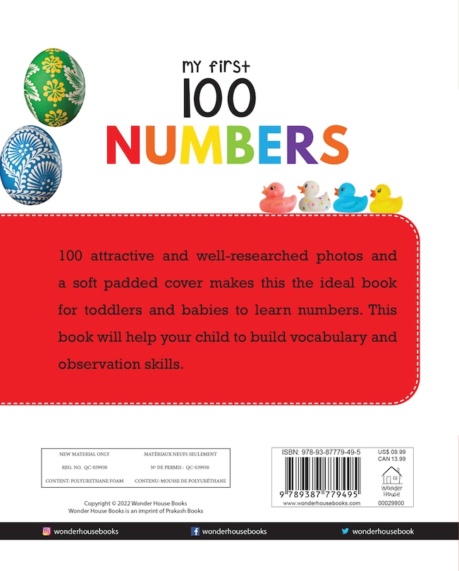 Sample content 5_My First 100 Numbers: Padded Board Books