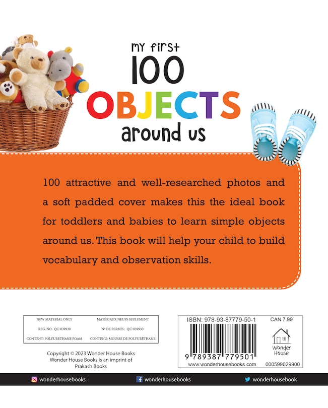 Sample content 5_My First 100 Objects Around Us: Padded Board Books