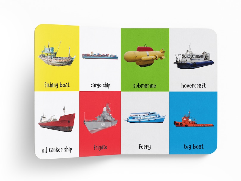 Sample content 2_My First 100 Things That Move Board Book : My 100 Library Series